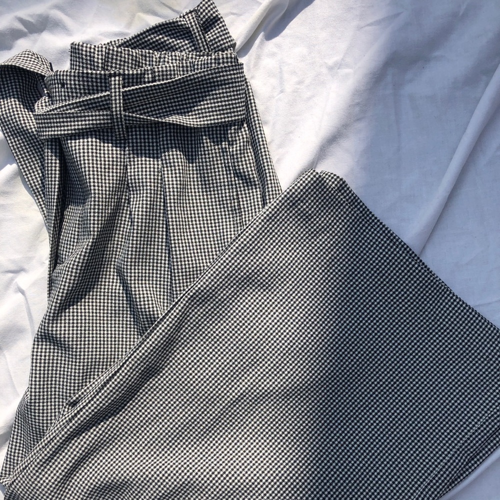 Checkered print Culottes